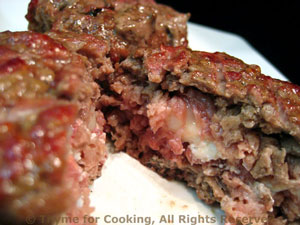 Chevre Stuffed Burgers, Grilled