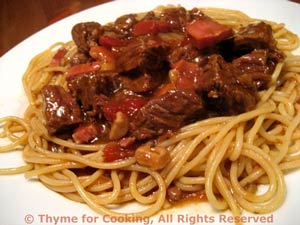 Corsican Beef and Pasta