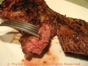 Grilled Steak with Spicy Rub