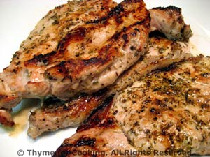 Veal Chops with Herbs, Lemon and Garlic