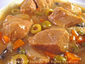 Braised Veal with Olives