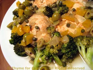 Chicken with Broccoli and Olives