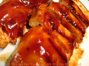 Chicken Breasts with Ginger Barbecue Sauce
