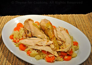 Braised Chicken with Rice