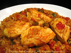 Chicken Breasts with Spanish Rice