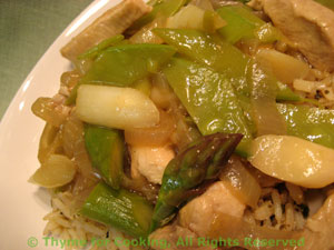 Stir-Fried Turkey with Spring Vegetables