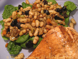 Salmon with Cannellini Salad