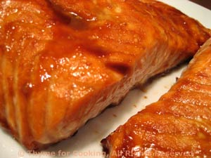Salmon with Hot and Sweet Glaze