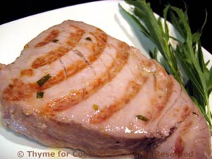 Grilled Tuna with Lemon