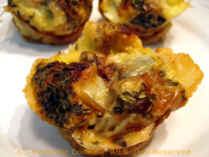 Artichoke and Olive Mini Frittatas