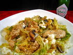chicken with cabbage