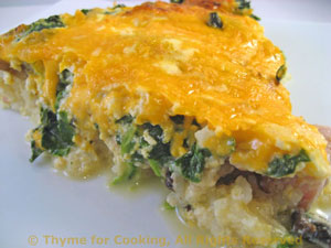 Ham and Spinach Quiche