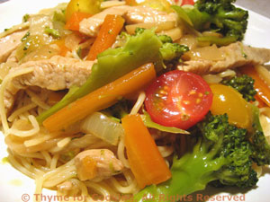 Turkey Lo Mein