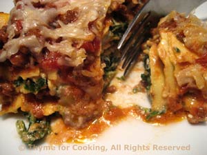 Bolognese Lasagne with Spinach