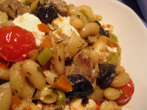 Pasta with Lamb and White Beans