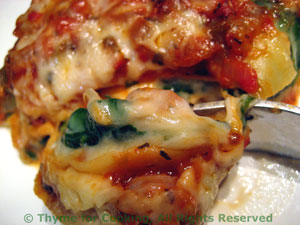 Sausage and Spinach Lasagne