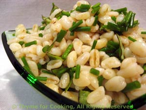 Barley with Chives