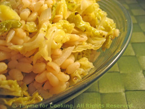 Barley with Savoy Cabbage