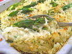 basmati rice and asparagus