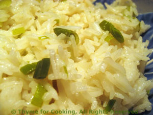 Basmati Rice with Green Garlic