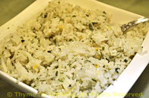 Lemon and Mint Basmati Rice