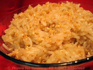 Sesame Basmati Rice