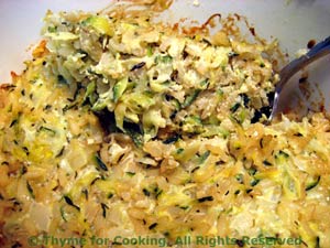 Zucchini (Courgette) and Rice Gratin