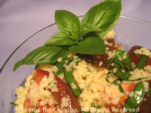 Couscous with Tomatoes and Basil