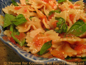 Pasta with Fresh Tomato Sauce