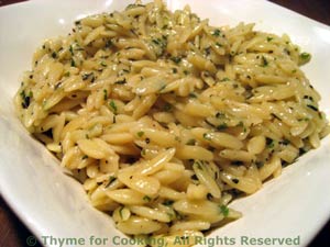 Orzo, Browned Butter