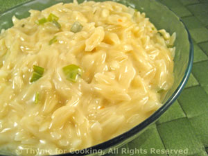 Orzo with Green Garlic and Mascarpone