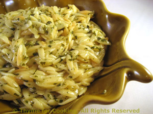 Orzo 'Risotto' Style