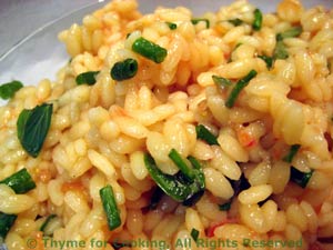 Tomato Scented Orzo