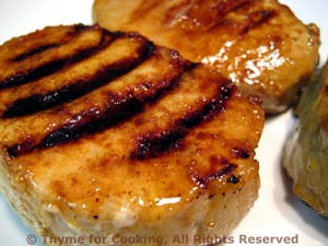 Grilled Honey Mustard Pork Chops