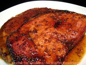 Grilled Ham with Red Eye Glaze