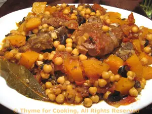 Braised Lamb with Chickpeas and Butternut Squash