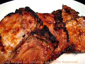 Grilled Teriyaki Pork Chops