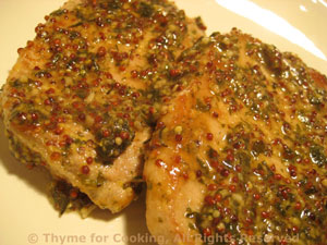 Pork Chops with Mustard and Garlic