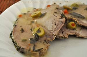 Pork, Sage, Olives