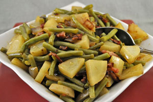 Warm Potato Salad with Green Beans