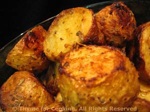 Roasted Potatoes with Vinegar and Mustard