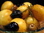 potatoes olives