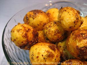 Roasted New Potatoes Dijon