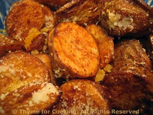 Roast Spicy Parmesan Potatoes