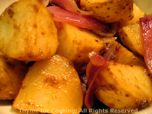 Grilled Potatoes and Onions