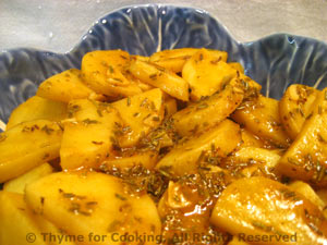 Potatoes Braised with White Wine and Rosemary