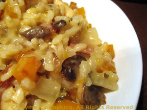 Butternut Squash and Mushroom Risotto