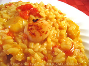 Scallop and Saffron Risotto