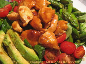 Chicken, Asparagus and Avocado Salad