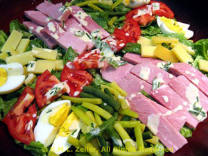 Cobb Salad with Ham or Smoked Turkey